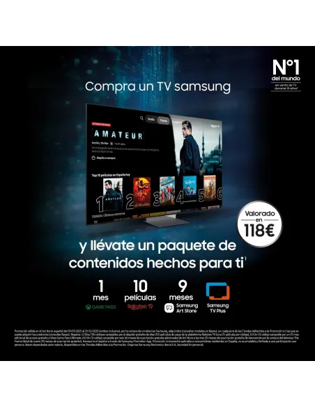 Televisión Samsung TQ65QN73FATXXCTV 65 Neo QLED de 65" 4K