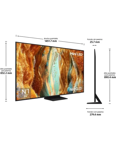 Televisión Samsung TQ65QN73FATXXCTV 65 Neo QLED de 65" 4K