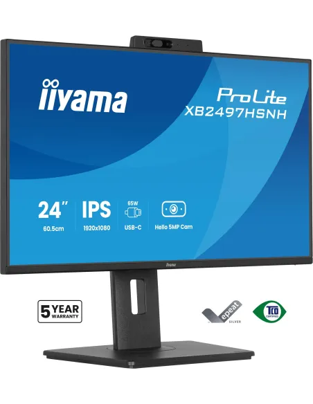 iiyama ProLite XB2497HSNH-B1 monitor USB-C RJ-45 100Hz