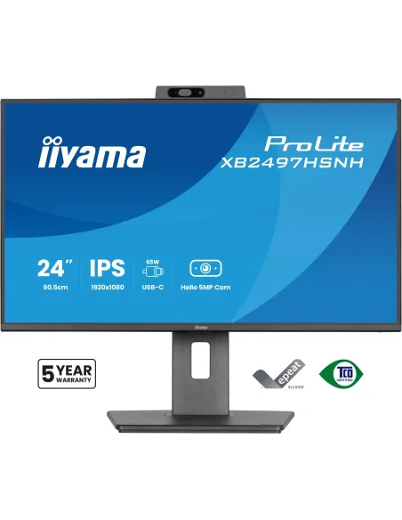 iiyama ProLite XB2497HSNH-B1 23,8" FullHD 100Hz IPS Altura Ajustable USB-C Altavoces
