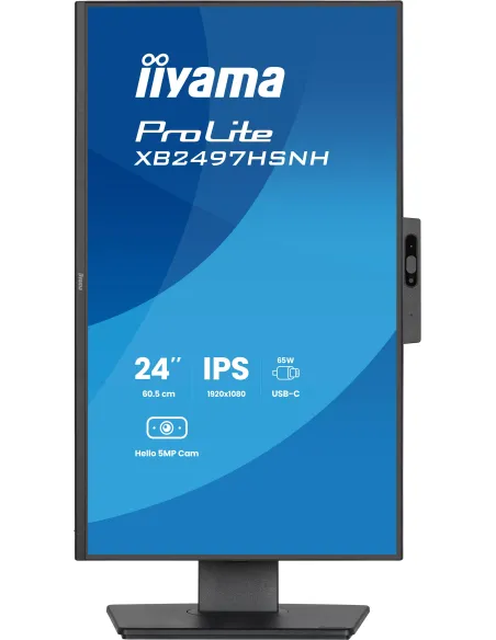 iiyama ProLite XB2497HSNH-B1 monitor USB-C RJ-45 100Hz