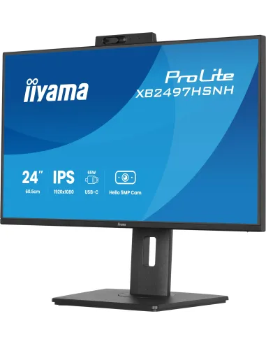iiyama ProLite XB2497HSNH-B1 monitor USB-C RJ-45 100Hz