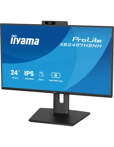 iiyama ProLite XB2497HSNH-B1 monitor USB-C RJ-45 100Hz