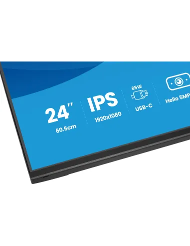 iiyama ProLite XB2497HSNH-B1 monitor USB-C RJ-45 100Hz