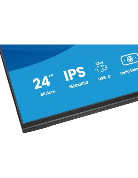 iiyama ProLite XB2497HSNH-B1 monitor USB-C RJ-45 100Hz