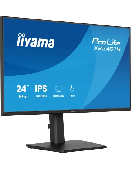 iiyama ProLite XB2491H-B1 monitor 24" 100Hz IPS blanco