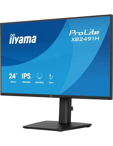 iiyama ProLite XB2491H-B1 monitor 24" 100Hz IPS blanco
