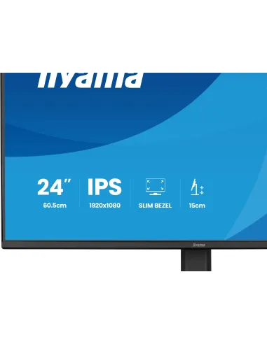 iiyama ProLite XB2491H-B1 monitor 24" 100Hz IPS blanco