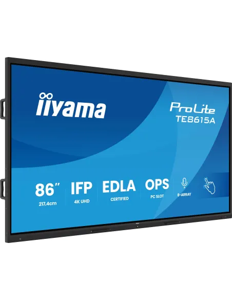 iiyama ProLite TE8615A-B2AG pantalla táctil 86" 4K