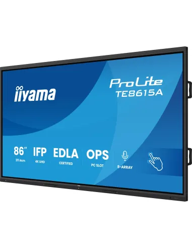 iiyama ProLite TE8615A-B2AG pantalla táctil 86" 4K