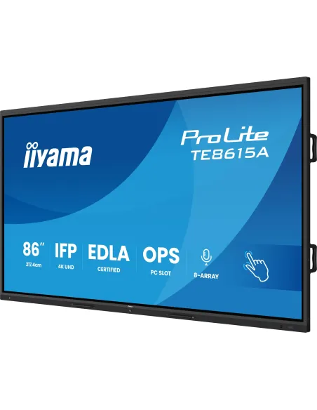 iiyama ProLite TE8615A-B2AG pantalla táctil 86" 4K