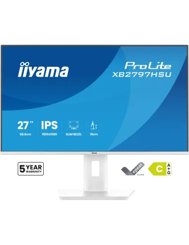 Iiyama ProLite XB2797HSU-W1 27" FullHD 120Hz IPS Blanco Altura Ajustable