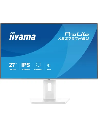 iiyama ProLite XB2797HSU-W1 monitor 27" blanco IPS