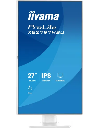 iiyama ProLite XB2797HSU-W1 monitor 27" blanco IPS