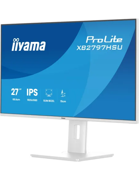 iiyama ProLite XB2797HSU-W1 monitor 27" blanco IPS