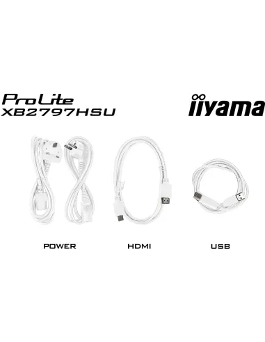 iiyama ProLite XB2797HSU-W1 monitor 27" blanco IPS