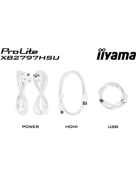 iiyama ProLite XB2797HSU-W1 monitor 27" blanco IPS
