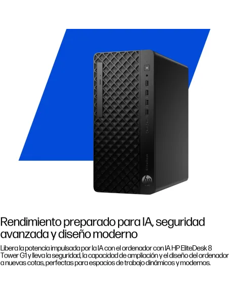 Pc de Sobremesa HP EliteDesk 8 Tower G1i DE8U9ET con W11 Pro
