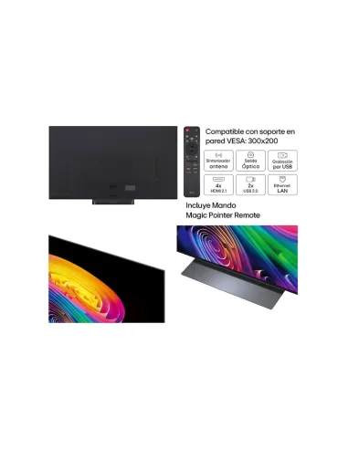 LG OLED55C66LB: TV OLED evo 55" 4K 120Hz VRR webOS