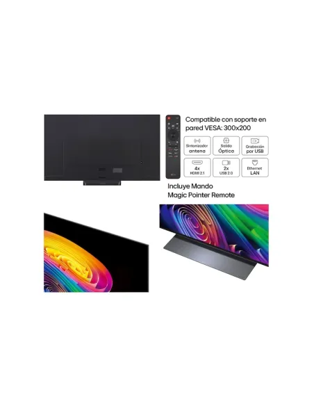 LG OLED55C66LB: TV OLED evo 55" 4K 120Hz VRR webOS