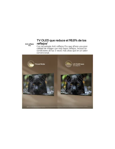 LG OLED55C66LB: TV OLED evo 55" 4K 120Hz VRR webOS
