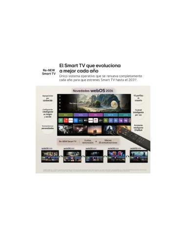 LG OLED55C66LB: TV OLED evo 55" 4K 120Hz VRR webOS
