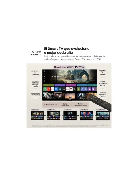 LG OLED55C66LB: TV OLED evo 55" 4K 120Hz VRR webOS