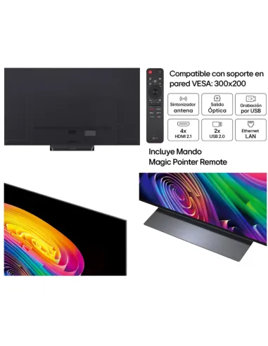 LG OLED65C66LB: TV OLED evo 65" 4K 120Hz VRR webOS