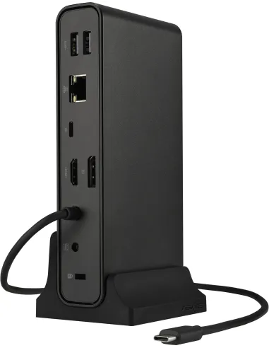 ASUS Triple Display USB-C Dock DC300 90W Metal SD HDMI DisplayPort Negro