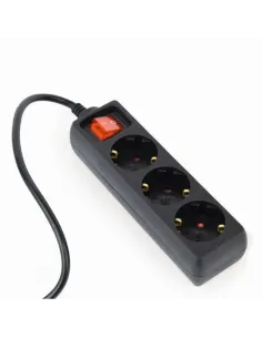 Gembird EG-PSU3-01 Regleta con 3 Tomas con Interruptor y Fusible-AELREG0133