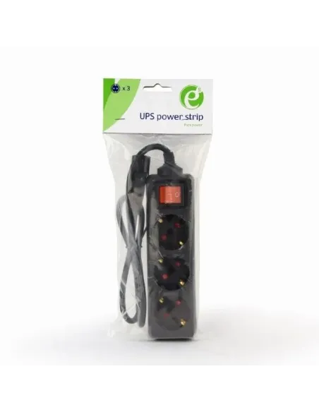 Gembird EG-PSU3-01: regleta SAI IEC C14 a Schuko 1,4m