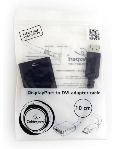 Gembird A-DPM-DVIF-002 Adaptador DisplayPort a DVI Hembra
