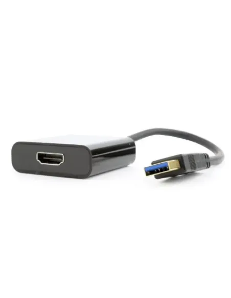 Gembird A-USB3-HDMI-02: adaptador USB 3.0 a HDMI negro