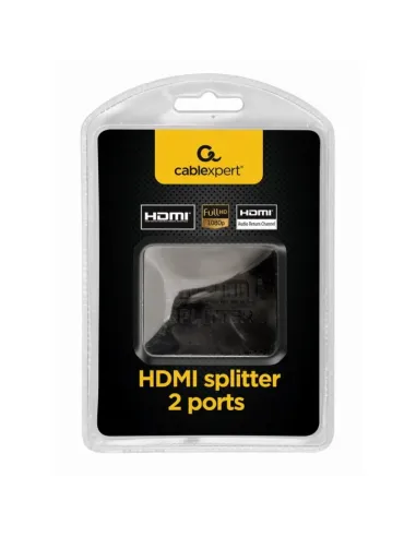 Gembird DSP-2PH4-03: splitter HDMI 1x2 compacto 4K