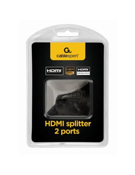 Gembird DSP-2PH4-03: splitter HDMI 1x2 compacto 4K