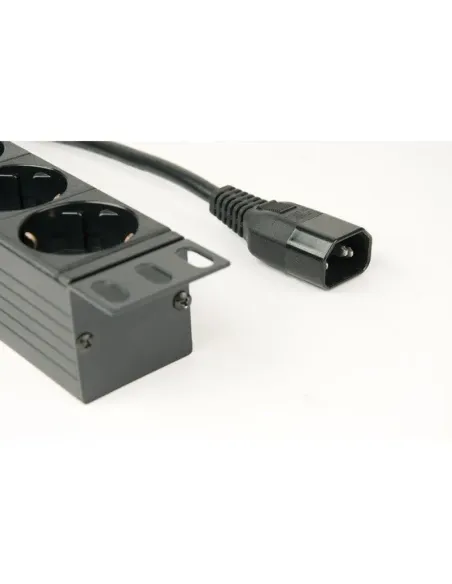 Gembird EG-PDU-014: PDU 1U 8 Schuko 16A 3 m rack 19