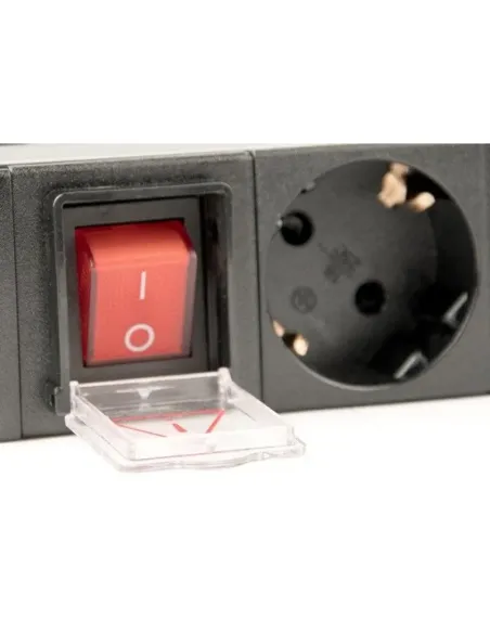 Gembird EG-PDU-014: PDU 1U 8 Schuko 16A 3 m rack 19