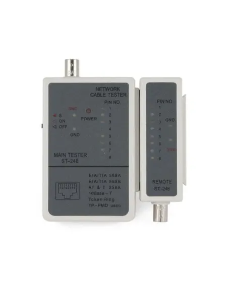 Gembird NCT-1 Probador de cables RJ45 y RG58