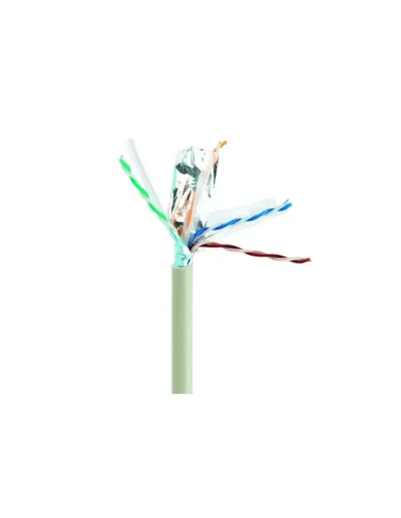 Gembird FPC-6004-SOL-100 Cable de Red CAT6 FTP 100m blindado CCA Sólido Gris