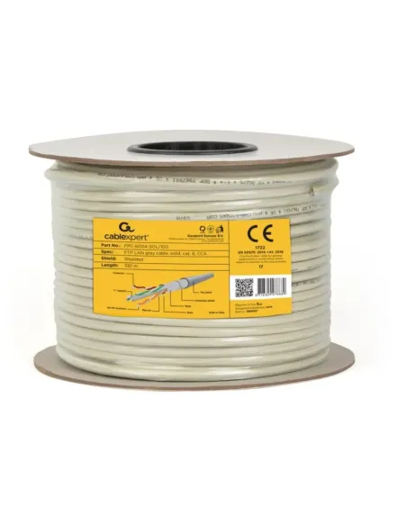 Gembird FPC-6004-SOL/100: bobina Cat6 FTP 100 m LAN