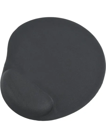 Gembird MP-GEL-BLACK: alfombrilla gel 220x260 negra