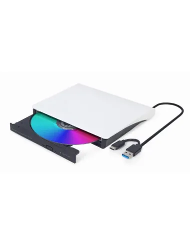 Gembird DVD-USB-031-BW USB Tipo C DVD±RW Blanco