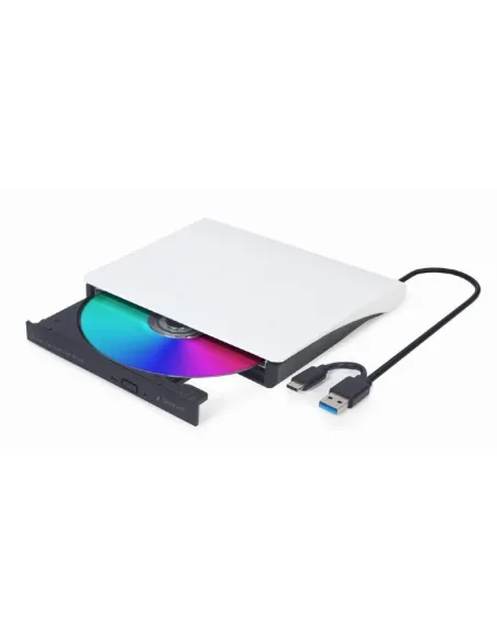 Gembird DVD-USB-031-BW USB Tipo C DVD±RW Blanco