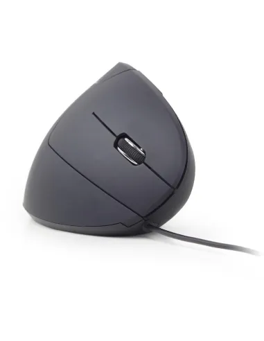 Gembird MUS-ERGO-01: ratón vertical USB 3200 DPI oficina