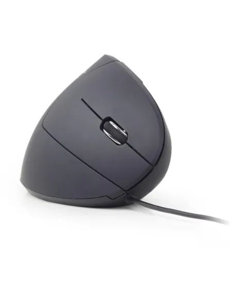 Gembird MUS-ERGO-01: ratón vertical USB 3200 DPI oficina
