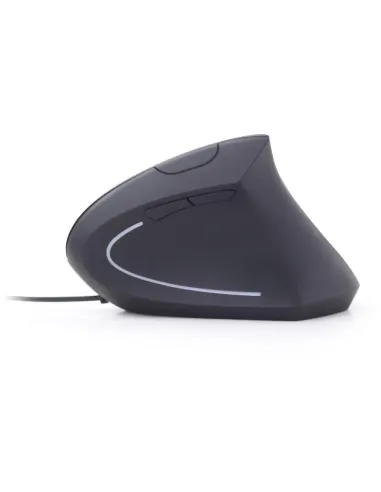 Gembird MUS-ERGO-01: ratón vertical USB 3200 DPI oficina