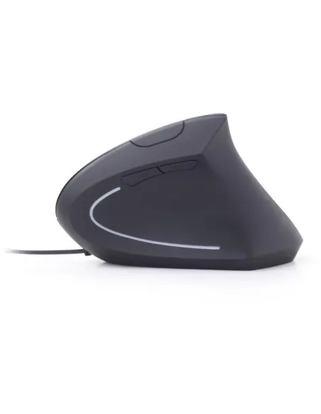Gembird MUS-ERGO-01: ratón vertical USB 3200 DPI oficina