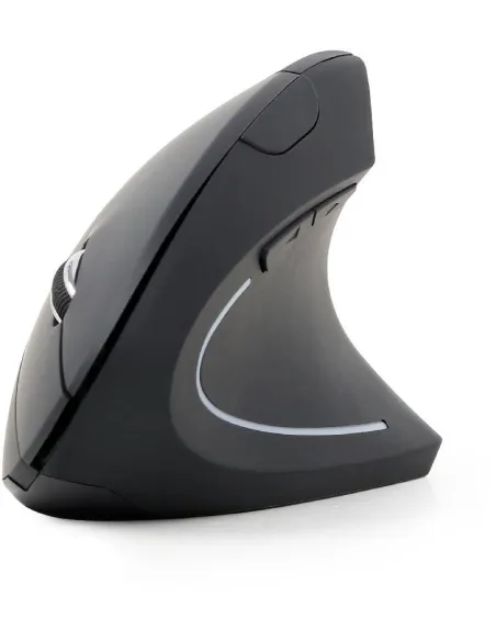 Gembird MUSW-ERGO-0 Ratón Ergonómico Inalámbrico 1600DPI