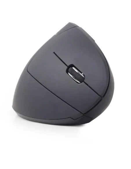 Gembird MUSW-ERGO-01: ratón vertical 2,4 GHz 1600 DPI