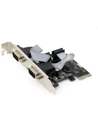 Gembird SPC-22 RS-232 Tarjeta Serial PCIe de 2 Puertos Perfil Bajo